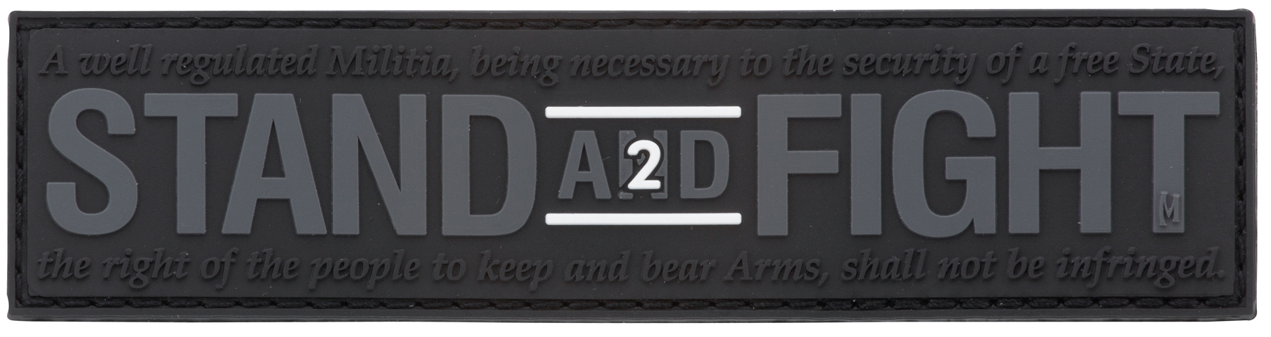 Maxpedition Rubber Patch STAND AND FIGHT Swat